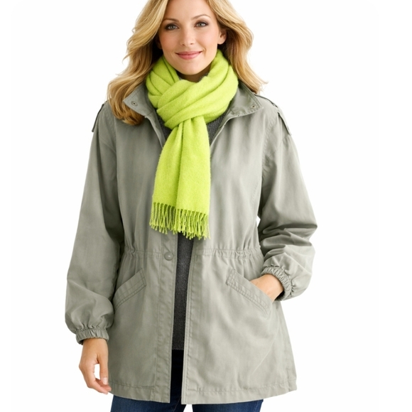 Utex Jackets & Blazers - Utex | Grey Green Trench  Coat